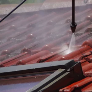 lavage d'une toiture