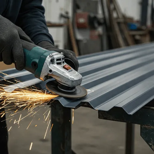 rénovation de toiture en tôle à Saint Géniès de Malgoirès